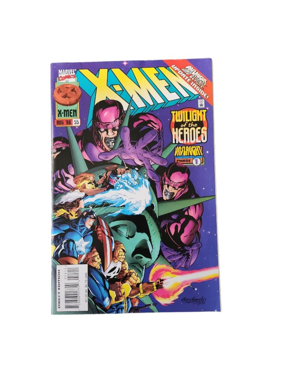 Marvel X-Men #55 1996 Comic Book Collector Bagged Boarded